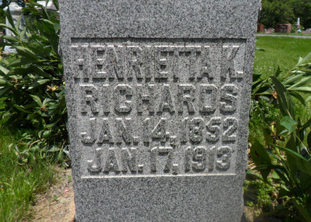 RICHARDS, HENRIETTA K. - Warren County, Iowa | HENRIETTA K. RICHARDS 