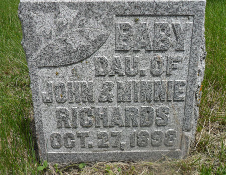 RICHARDS, INFANT DAUGHTER - Warren County, Iowa | INFANT DAUGHTER RICHARDS 