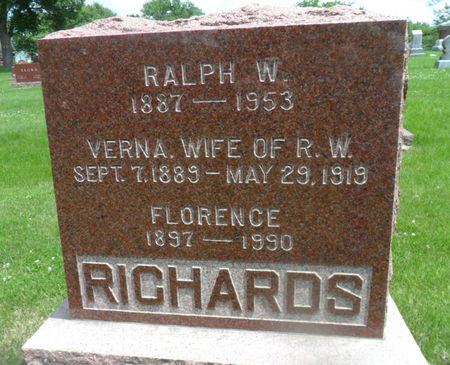 RICHARDS, VERNA - Warren County, Iowa | VERNA RICHARDS 