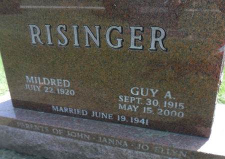 RISINGER, GUY A. - Warren County, Iowa | GUY A. RISINGER 