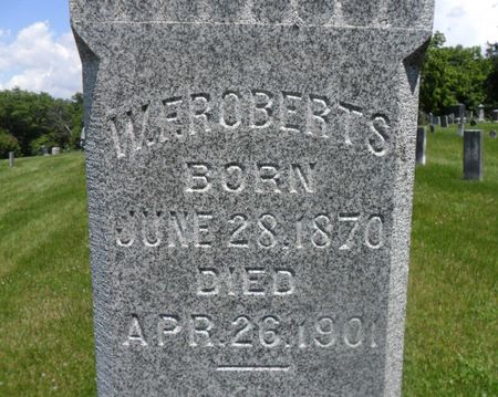 ROBERTS, WALTER F. - Warren County, Iowa | WALTER F. ROBERTS 