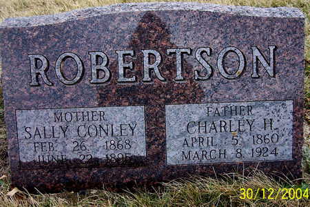 CONLEY ROBERTSON, CHARLEY H AND SALLY - Warren County, Iowa | CHARLEY H AND SALLY CONLEY ROBERTSON 