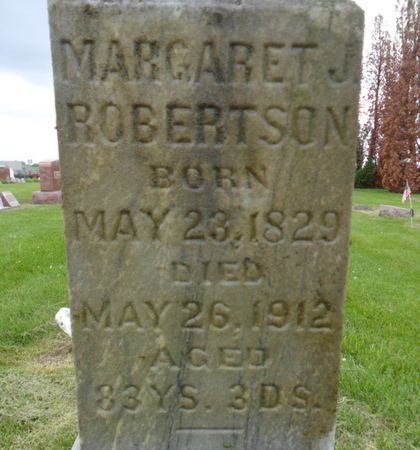 ROBERTSON, MARGARET J. - Warren County, Iowa | MARGARET J. ROBERTSON 