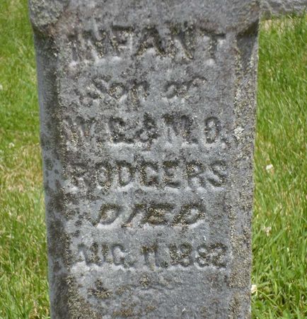RODGERS, INFANT SON - Warren County, Iowa | INFANT SON RODGERS 