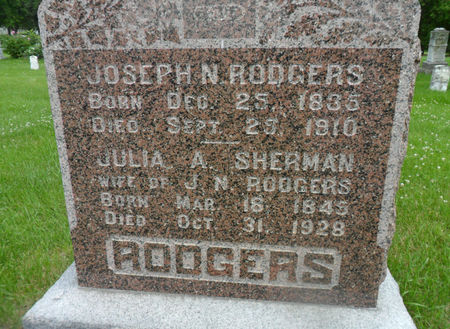 RODGERS, JOSEPH N. - Warren County, Iowa | JOSEPH N. RODGERS 