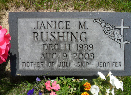 RUSHING, JANICE M. - Warren County, Iowa | JANICE M. RUSHING 