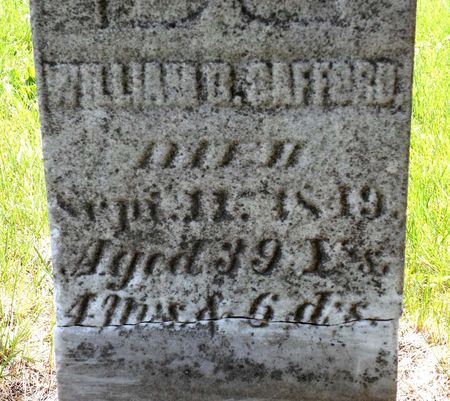 SAFFORD, WILLIAM G. - Warren County, Iowa | WILLIAM G. SAFFORD 