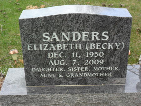SANDERS, ELIZABETH - Warren County, Iowa | ELIZABETH SANDERS 
