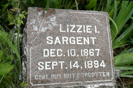SARGENT, LIZZIE I. - Warren County, Iowa | LIZZIE I. SARGENT 