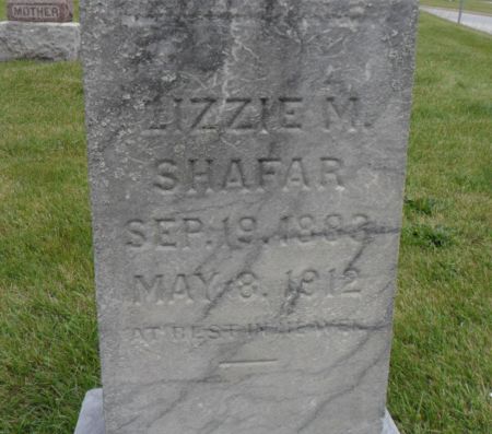 SHAFAR, LIZZIE M. - Warren County, Iowa | LIZZIE M. SHAFAR 