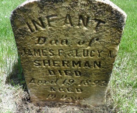 SHERMAN, INFANT DAUGHTER - Warren County, Iowa | INFANT DAUGHTER SHERMAN 