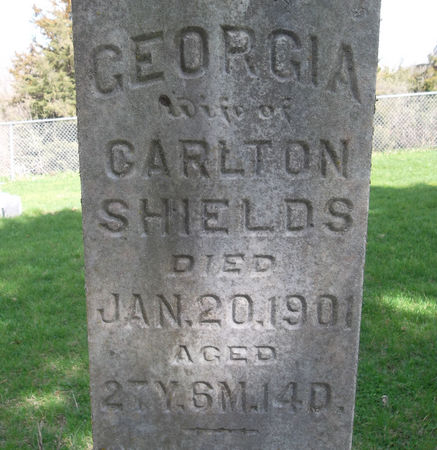 SHIELDS, GEORGIA - Warren County, Iowa | GEORGIA SHIELDS 