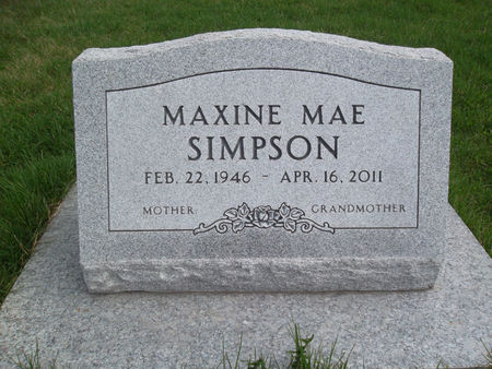 SIMPSON, MAXINE MAE - Warren County, Iowa | MAXINE MAE SIMPSON 