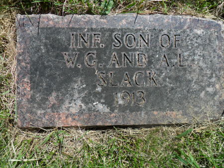 SLACK, INFANT SON - Warren County, Iowa | INFANT SON SLACK 