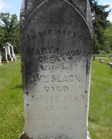 SLACK, MARY A. - Warren County, Iowa | MARY A. SLACK 