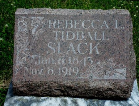 TIDBALL SLACK, REBECCA L. - Warren County, Iowa | REBECCA L. TIDBALL SLACK 