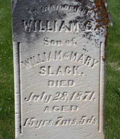 SLACK, WILLIAM G. - Warren County, Iowa | WILLIAM G. SLACK 