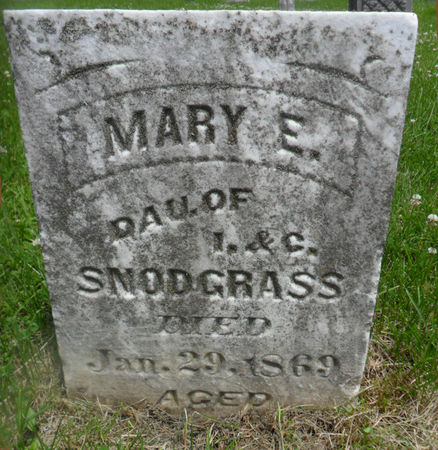 SNODGRASS, MARY E. - Warren County, Iowa | MARY E. SNODGRASS 