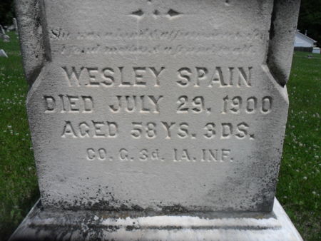 SPAIN, WESLEY - Warren County, Iowa | WESLEY SPAIN 
