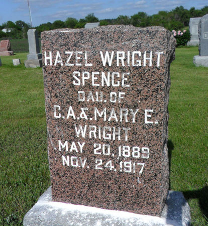 WRIGHT SPENCE, HAZEL - Warren County, Iowa | HAZEL WRIGHT SPENCE 