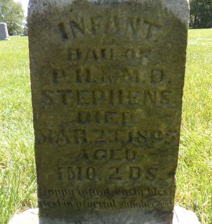 STEPHENS, INFANT DAUGHTER - Warren County, Iowa | INFANT DAUGHTER STEPHENS 