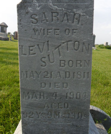 SUTTON, SARAH - Warren County, Iowa | SARAH SUTTON 