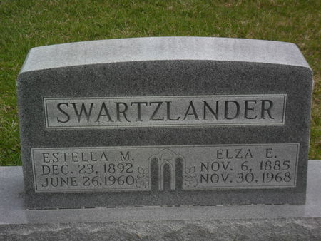 SWARTZLANDER, ESTELLA M. - Warren County, Iowa | ESTELLA M. SWARTZLANDER 