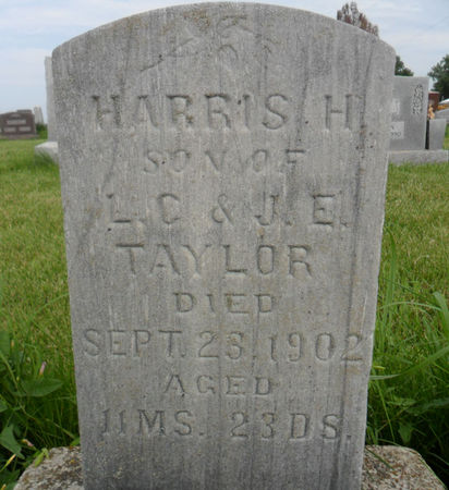 TAYLOR, HARRIS H. - Warren County, Iowa | HARRIS H. TAYLOR 