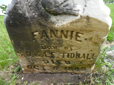 TIDBALL, FANNIE - Warren County, Iowa | FANNIE TIDBALL 