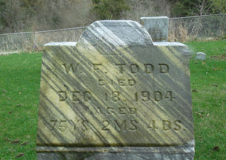 TODD, WILLIAM FRANKLIN - Warren County, Iowa | WILLIAM FRANKLIN TODD 