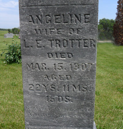 TROTTER, ANGELINE - Warren County, Iowa | ANGELINE TROTTER 