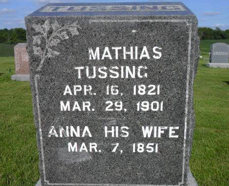 TUSSING, MATHIAS - Warren County, Iowa | MATHIAS TUSSING 