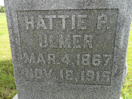 ULMER, HATTIE P. - Warren County, Iowa | HATTIE P. ULMER 