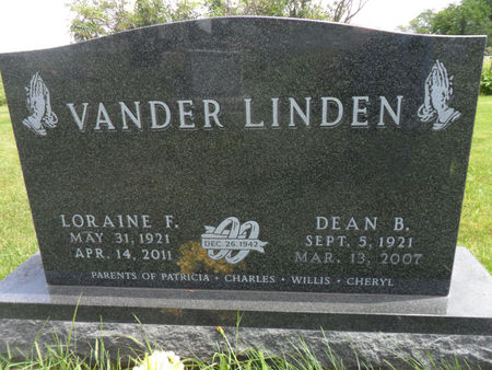 VANDERLINDEN, LORAINE F. - Warren County, Iowa | LORAINE F. VANDERLINDEN 