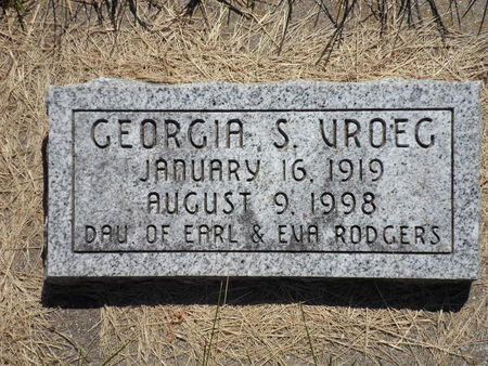 VROEG, GEORGIA S. - Warren County, Iowa | GEORGIA S. VROEG 