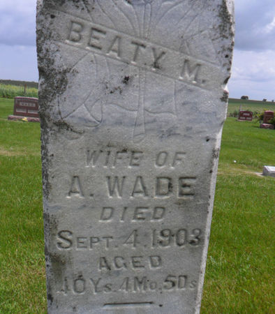 WADE, BEATY M. - Warren County, Iowa | BEATY M. WADE 