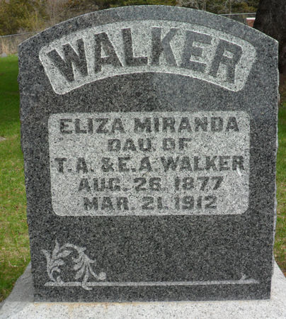 WALKER, ELIZA MIRANDA - Warren County, Iowa | ELIZA MIRANDA WALKER 