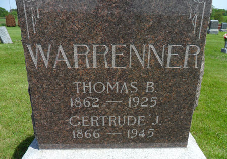 WARRENNER, GERTRUDE J. - Warren County, Iowa | GERTRUDE J. WARRENNER 