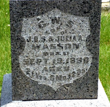 WASSON, GEORGE W. S. - Warren County, Iowa | GEORGE W. S. WASSON 