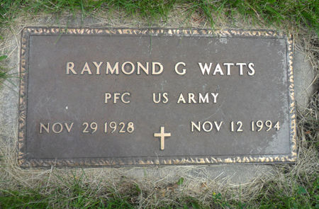 WATTS, RAYMOND G - Warren County, Iowa | RAYMOND G WATTS 