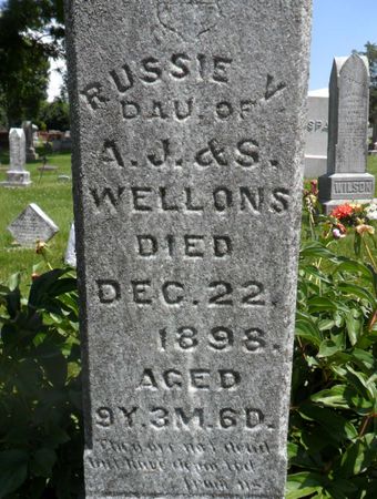 WELLONS, RUSSIE V. - Warren County, Iowa | RUSSIE V. WELLONS 
