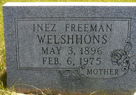 FREEMAN WELSHHONS, INEZ - Warren County, Iowa | INEZ FREEMAN WELSHHONS 