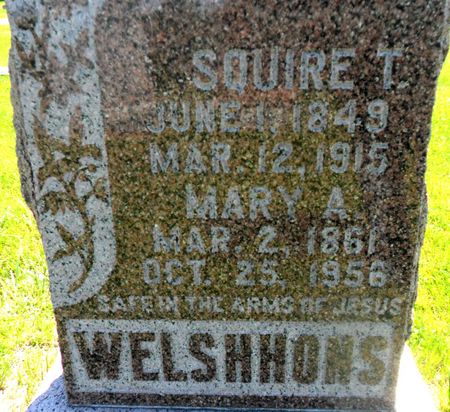 WELSHHONS, MARY A. - Warren County, Iowa | MARY A. WELSHHONS 