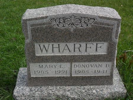 WHARFF, MARY E. - Warren County, Iowa | MARY E. WHARFF 