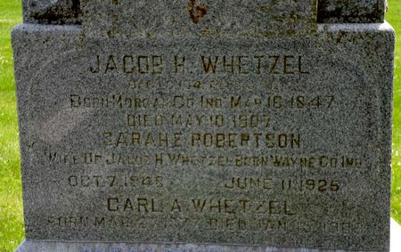ROBERTSON WHETZEL, SARAH E. - Warren County, Iowa | SARAH E. ROBERTSON WHETZEL 