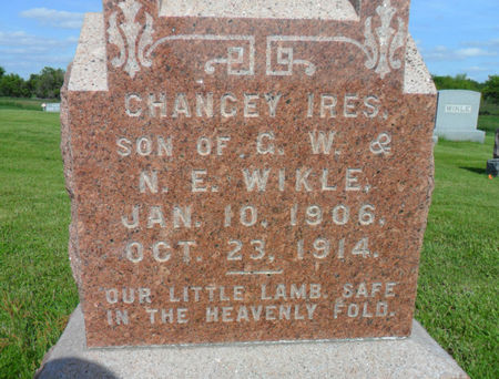 WIKLE, CHANCEY IRES - Warren County, Iowa | CHANCEY IRES WIKLE 