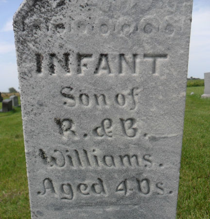 WILLIAMS, INFANT SON - Warren County, Iowa | INFANT SON WILLIAMS 
