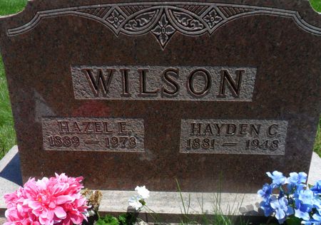 WILSON, HAZEL E. - Warren County, Iowa | HAZEL E. WILSON 
