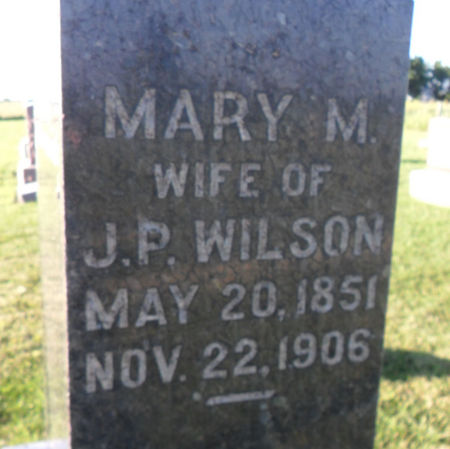 WILSON, MARY M. - Warren County, Iowa | MARY M. WILSON 