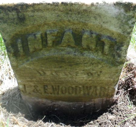 WOODWARD, INFANT DAUGHTER - Warren County, Iowa | INFANT DAUGHTER WOODWARD 